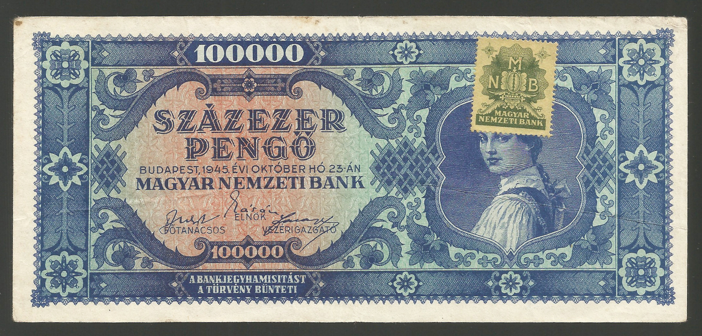kék100000pengő1