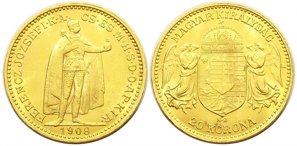 20 korona 1908 Ferenc József