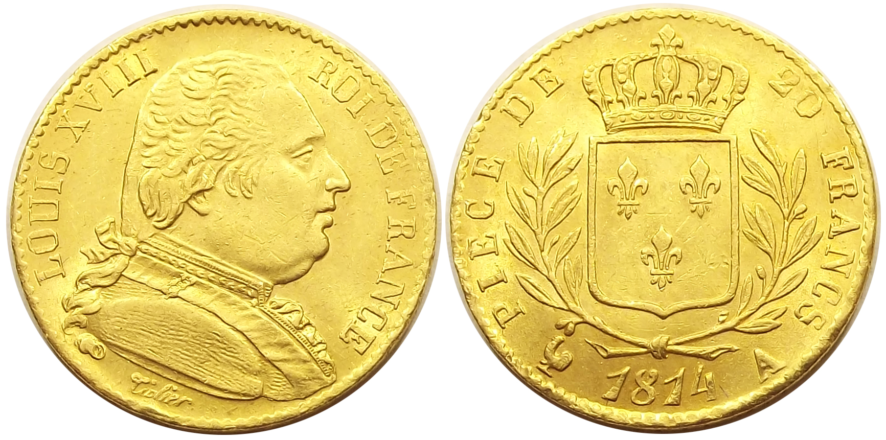 20francs1814a k