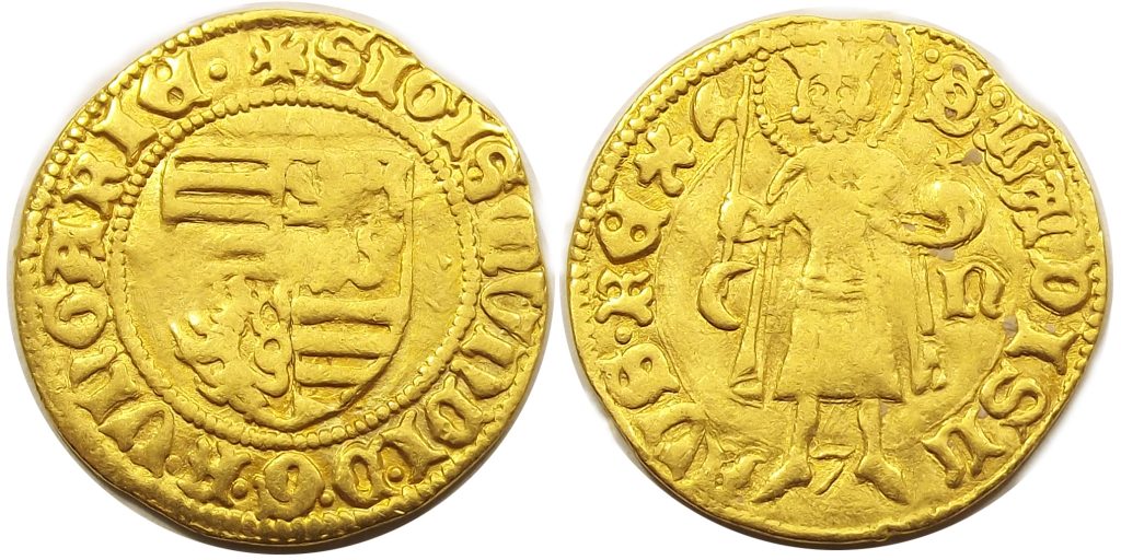 Luxemburgi Zsigmond (1387-1437) aranyforint AK 19/7