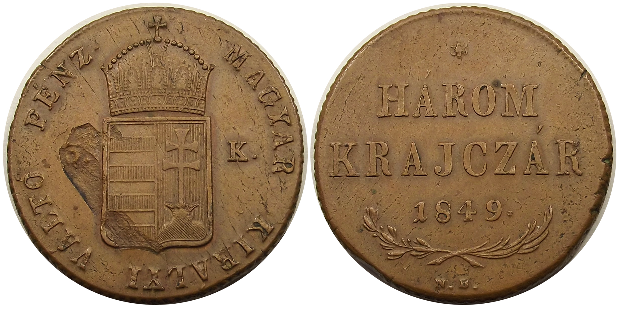 3krajcár1849lapkahiba ós