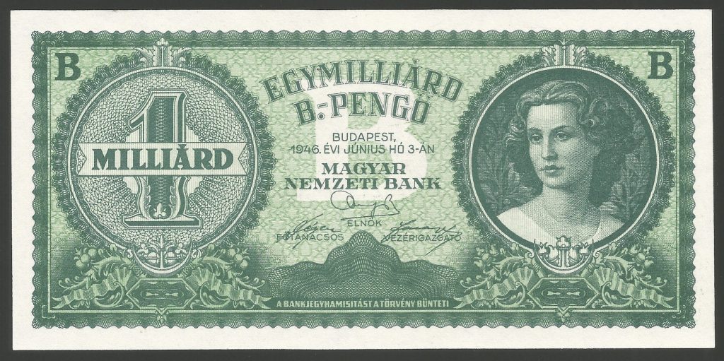 Egymilliárd bpengő 1946